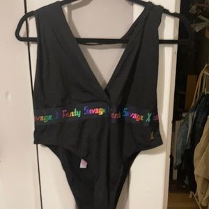 XL savage fenty halter bodysuit